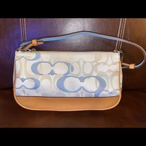 3/$25 Coach Signature Wristlet Purse Bag